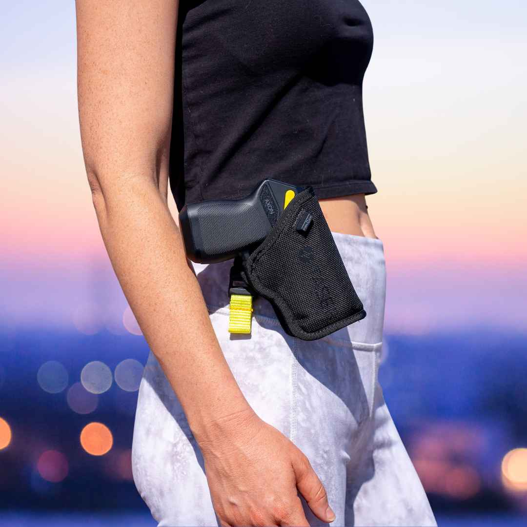 TASER_Pulse_2_stun_gun_OWB_holstered