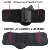 Thumbnail for adjustable breathable ankle holster neoprene comfort secure fit
