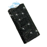 Thumbnail for black bling rhinestone stun gun keychain rhinestun taser