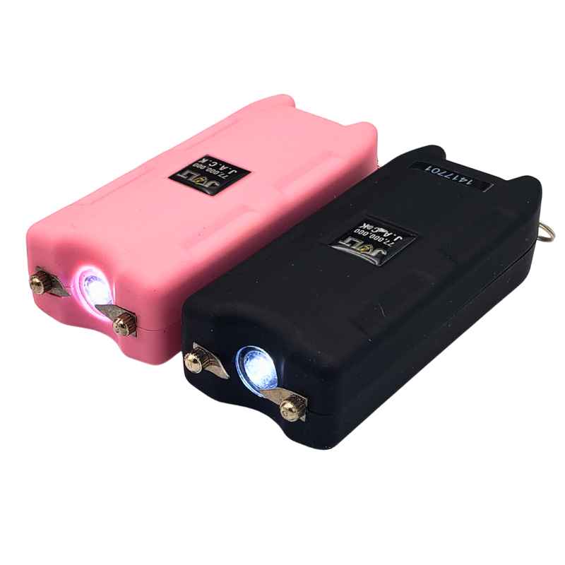 flashlight_feature_pink_black_stun_gun_keychains_jolt_jack