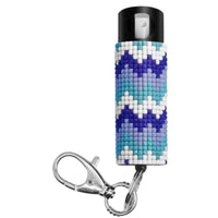 Thumbnail for guard_dog_blue_beaded_mosaic_self_defense_keychain