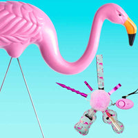 Thumbnail for pink_flamingo_self_defense_keychain_basic_set