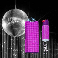 Thumbnail for pink_rhinestone_bedazzled_self_defense_kit