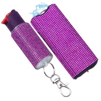 Thumbnail for pink_rhinestone_bedazzled_self_defense_kit