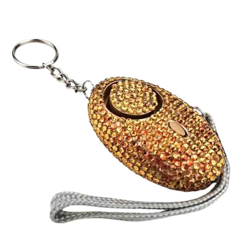 rhinestone-panic-alarm-keychain-gold