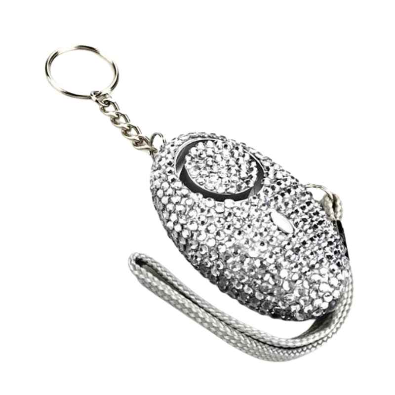 rhinestone-panic-alarm-keychain-silver