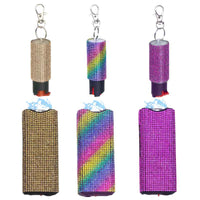 Thumbnail for rhinestone_bedazzled_stun_pepper_spray_keychain_sets