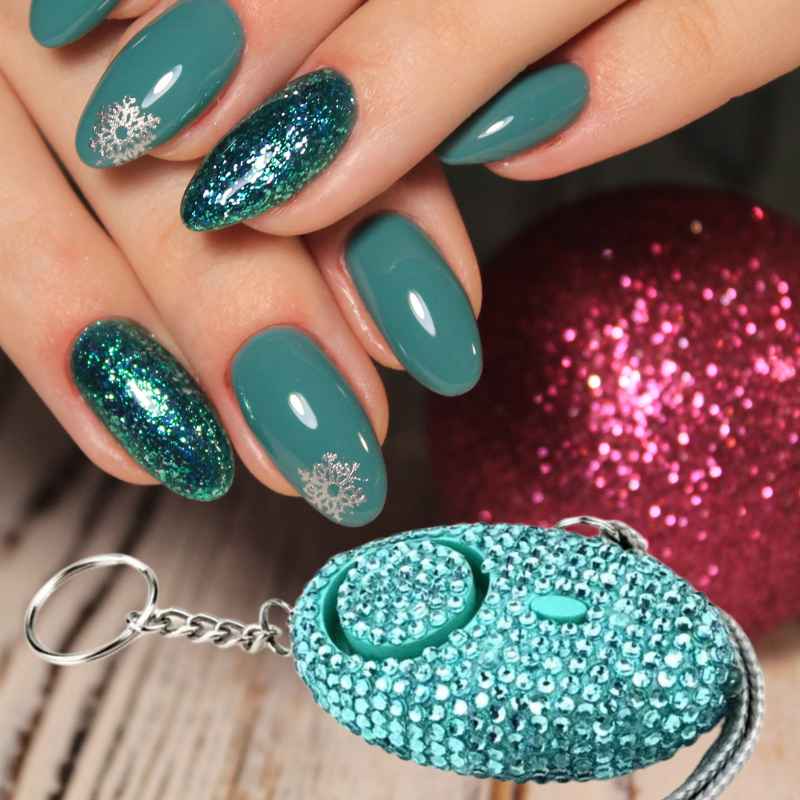 teal-rhinestone-panic-alarm-defense-keychain