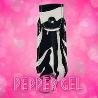 Thumbnail for zebra_pepper_gel_self_defense_keychain_defense_divas