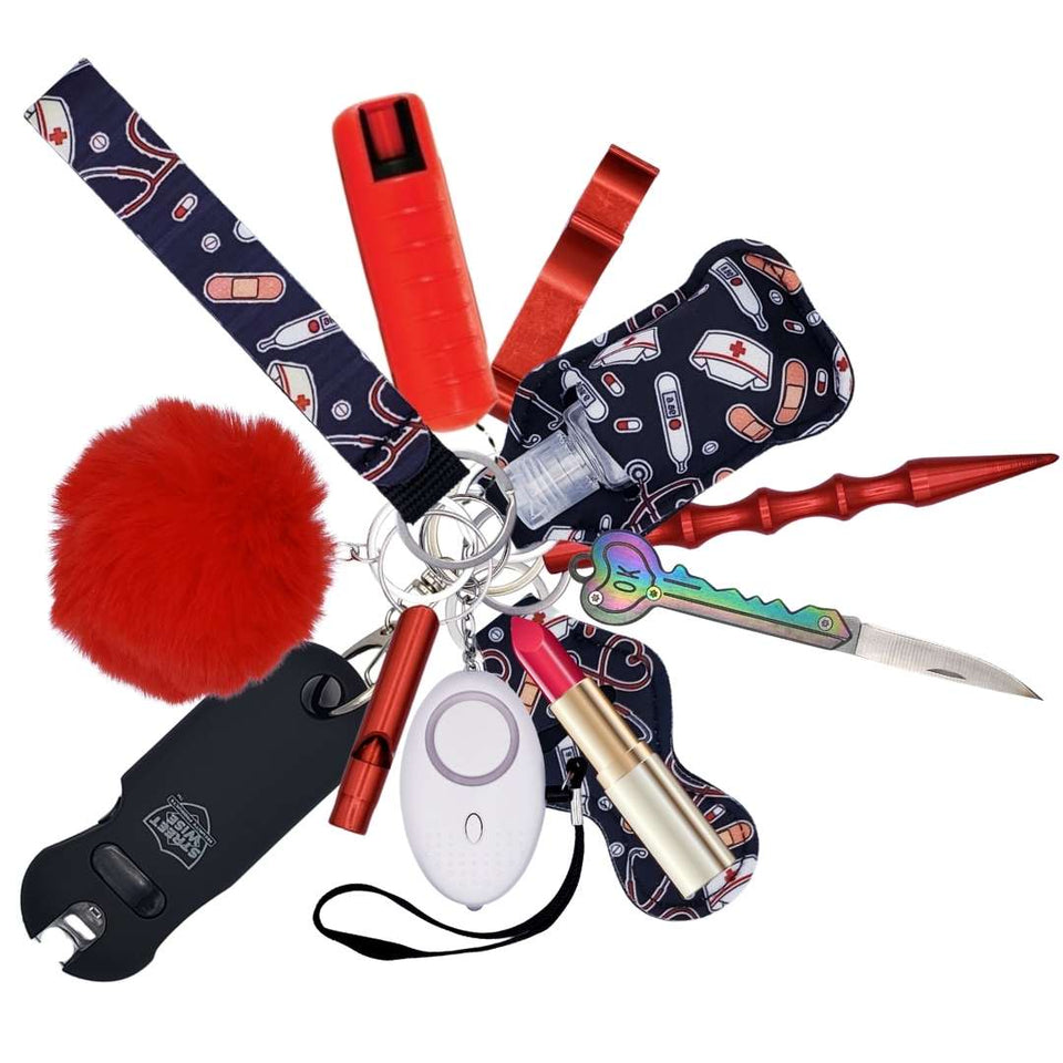 Fight Fobs® Sunflower Self Defense Keychain Gift Set