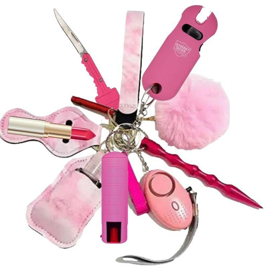 Fight Fobs® Pink Cloud Defensive Key Chain Gift Set | Defense Divas®